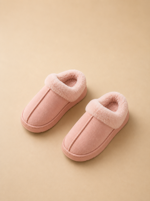 Pantuflas Fluffy Crème