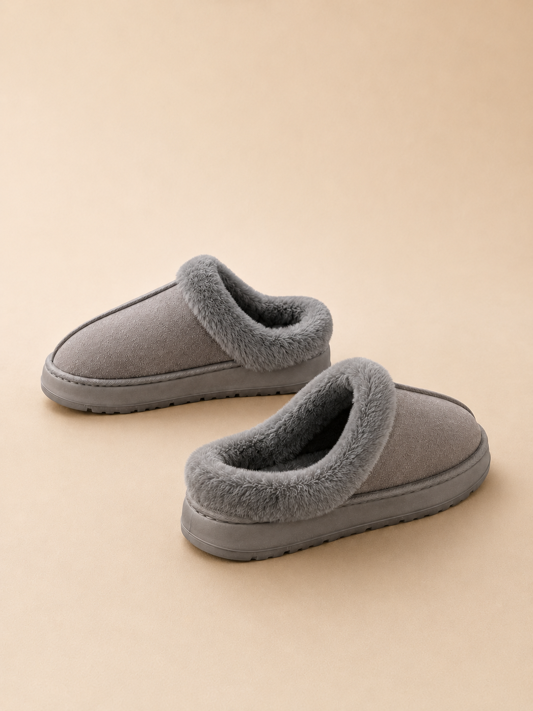 Pantuflas Fluffy Crème
